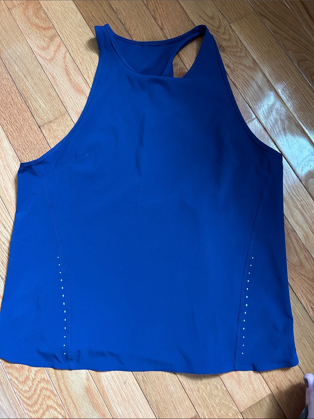 Lululemon Blue Navy Athletic Racerback Tank